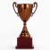 Cup 045, award figure, bronze, plastic stand, 20 x 10.6 x 8 cm.
