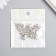 Decor for creativity Metal "Krabik" silver 1.2x1 cm