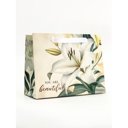 Gift horizontal package "Beautiful", 23 x 18 x 10 cm-1