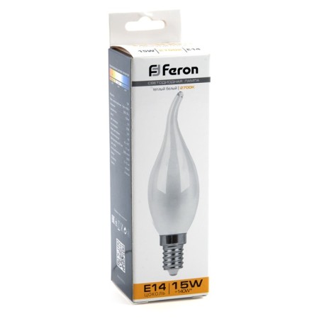 LED LED Feron, E14, 15 W, 230 V, white warm light-1