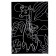 Set for creativity: engraving and coloring voluminous from plastic "Funny giraffe"