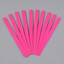 Wooden-based files on a wooden basis, abrasiveness 200/200, 13 cm, 10 pcs, color mix