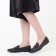 Mokasins are children, the color is black mix, size 36 (fact size 34)