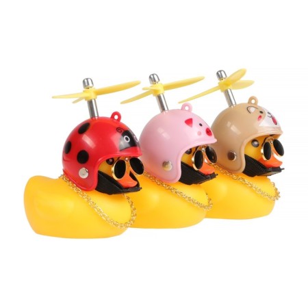 Duck with a propeller Torso, yellow color, mix-3