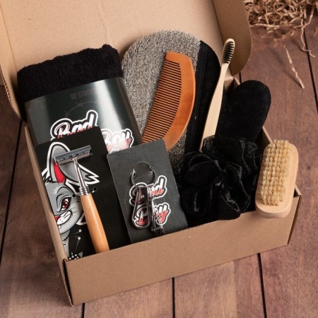 Set of gift Ethel Bad Boy, towel 50x90 cm and accessories