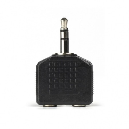 Smartbuy A202, Jack 3.5 mm (3pin) (M) -2xjack 3.5 mm (3pin) (F), black