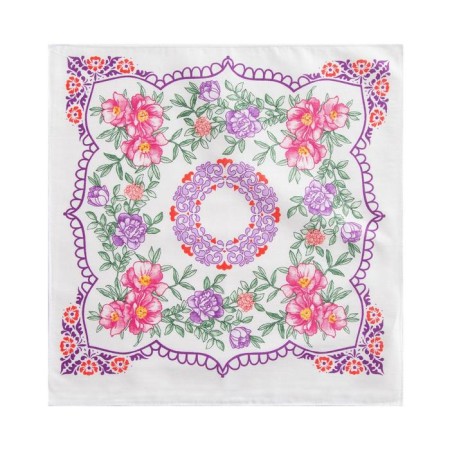 Sanding Women's Ethel "Summer Day" 30*30 cm, (set 12 pcs), Fig. Mix, 100% cotton-2