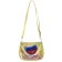 Children's bag on the valve, 6x12x16 cm, adjustable belt, yellow mix