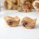 Spice set, 7 × 7cm, 2 pcs, Solonka and pistor, bamboo