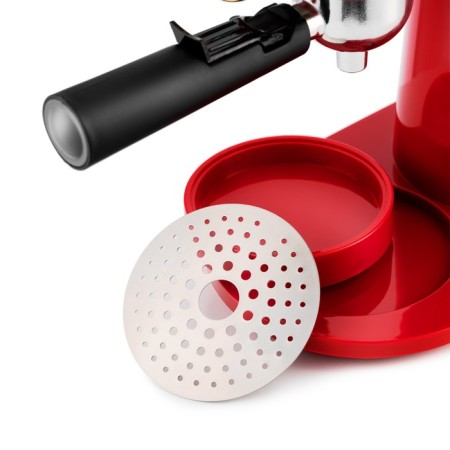 Kofevarkakkitfort KT-756, Rozhkova, 800 watts, 0.24 l, cappuccino, red-5