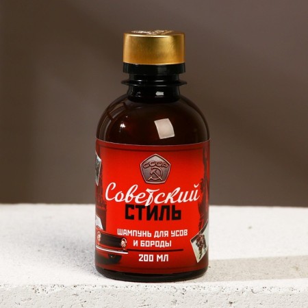 Mustain and beard shampoo "Soviet style", 200 ml