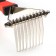 Coltunoresis-grab, 9 blades, with bones on the handle, black and red
