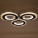 Causteen with PDU 1097/3bk LED 114W Dimmer Black 46x46x8 cm Bayerlux