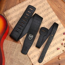 Belon Music Life belt, leather, length 150 cm, alligator