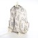 School backpack from textiles with a zipper, 4 pockets, beige color