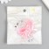 Shaker for the creativity of PVC "Pink Flamingo" with a 4.6x6 cm glitter