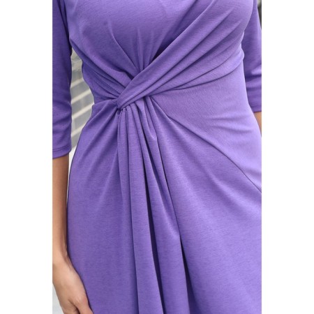 Female dress, size 54, purple color-10