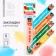 A set of curly cardboard bookmarks for graduation “Success in study! Graduate!" 5 pieces