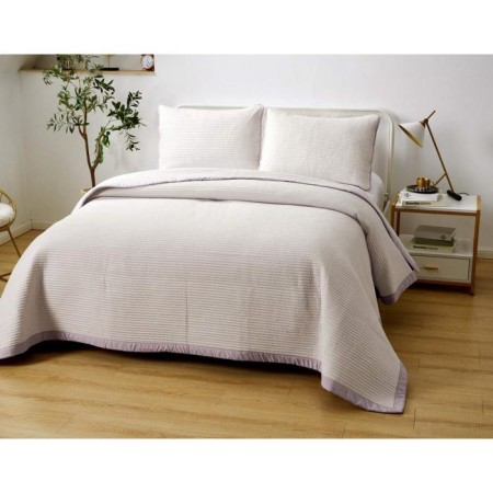 A set with a veil "Marisol", size 230x250 cm, 50x70 cm - 2 pcs, lilac color-1