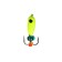 Mormyshka Chertic Lime, Black Eye, Weight 1.3 g