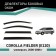 Defly window deflectors for Toyota Corolla Fielder (E120), 2000-2006