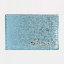 Covers for passport, turquoise color