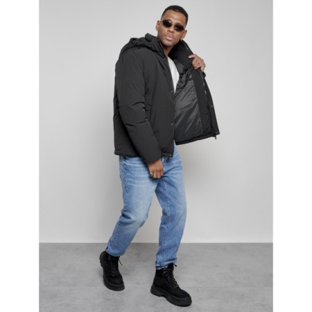 Sports male winter, size 60, black color-14