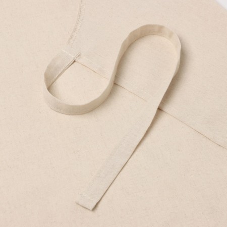 Apron Ethel ECO, central milk, 60x70 cm, 70% HL, 30% linen, 190 g/m2-6