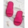 Women's slippers open nose, size 36-38, raspberry color