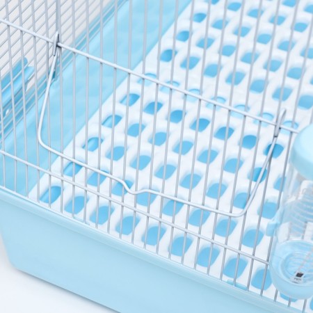 A cage for rodents with sliding pallets 60 x 35 x 47 cm, blue-5