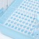 A cage for rodents with sliding pallets 60 x 35 x 47 cm, blue