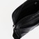 Male bag over the shoulder, Textura, artificial leather, black color