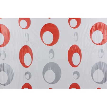 Bacchetta Bolle bathroom curtains, 180 x 200 cm, PVC, gray-1