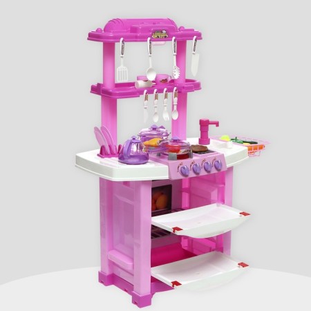 Game set "Best Kitchen" with accessories, light, sound, water from the crane, 33 objects run-5