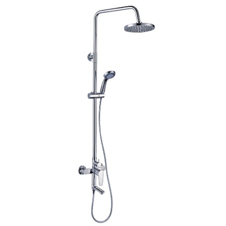 Shower system Rossinka S35-46, single-leaf, chrome