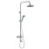 Shower system Rossinka S35-46, single-leaf, chrome