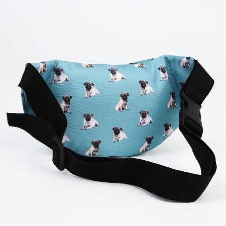Lightning waist bag, blue color-4