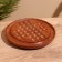 Game table "Tapaer" 19x19 cm, tree shisham