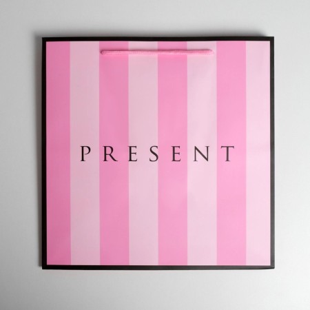 Square gift package, packaging, "Pressent", 30 x 30 x 30 cm-5