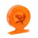 Inertial coil, plastic, diameter 5.5 cm, orange color, 806s