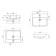 Furniture Santek "Adriana-55", white color