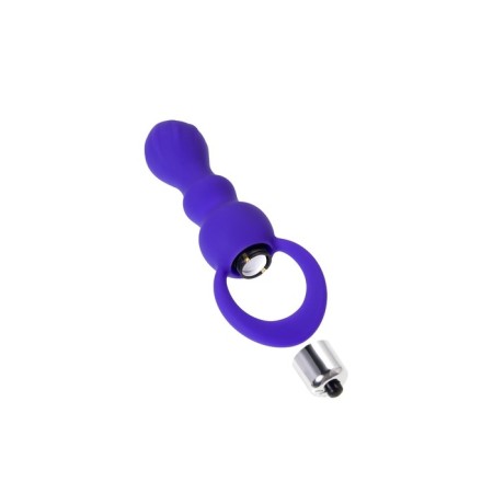 Anal sleeve Todo by Toyfa Curvy, silicone, purple, 14 cm, Ø 3.2 cm-4