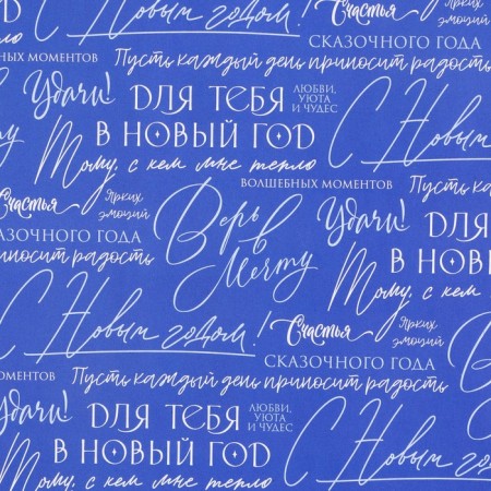 Paper packing glossy bilateral “snowflakes”, 50 x 70 cm, new year-4