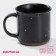 Ceramic share mug "Cleo", 330 ml, black color