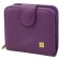 Purpur zipper purse, matte leather, purple color