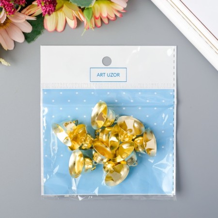 Set of decor for creativity "Bells" d = 2.1 cm set 10 pcs-3
