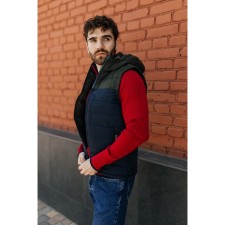Male ise vest, size 52, blue color, khaki