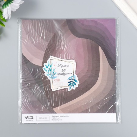 Scrapbooking paper bilateral "tenderness of spring" density 180 g 15.5x17 cm-5