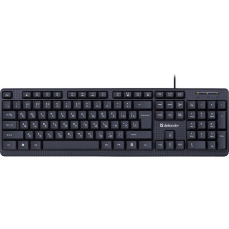 The keyboard Defender Daily HB-162, wired, membrane, 104 keys, USB, black