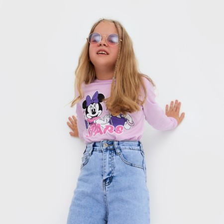 Long sleeve T-shirt Stars, Disney, height 98-104, lilac-4